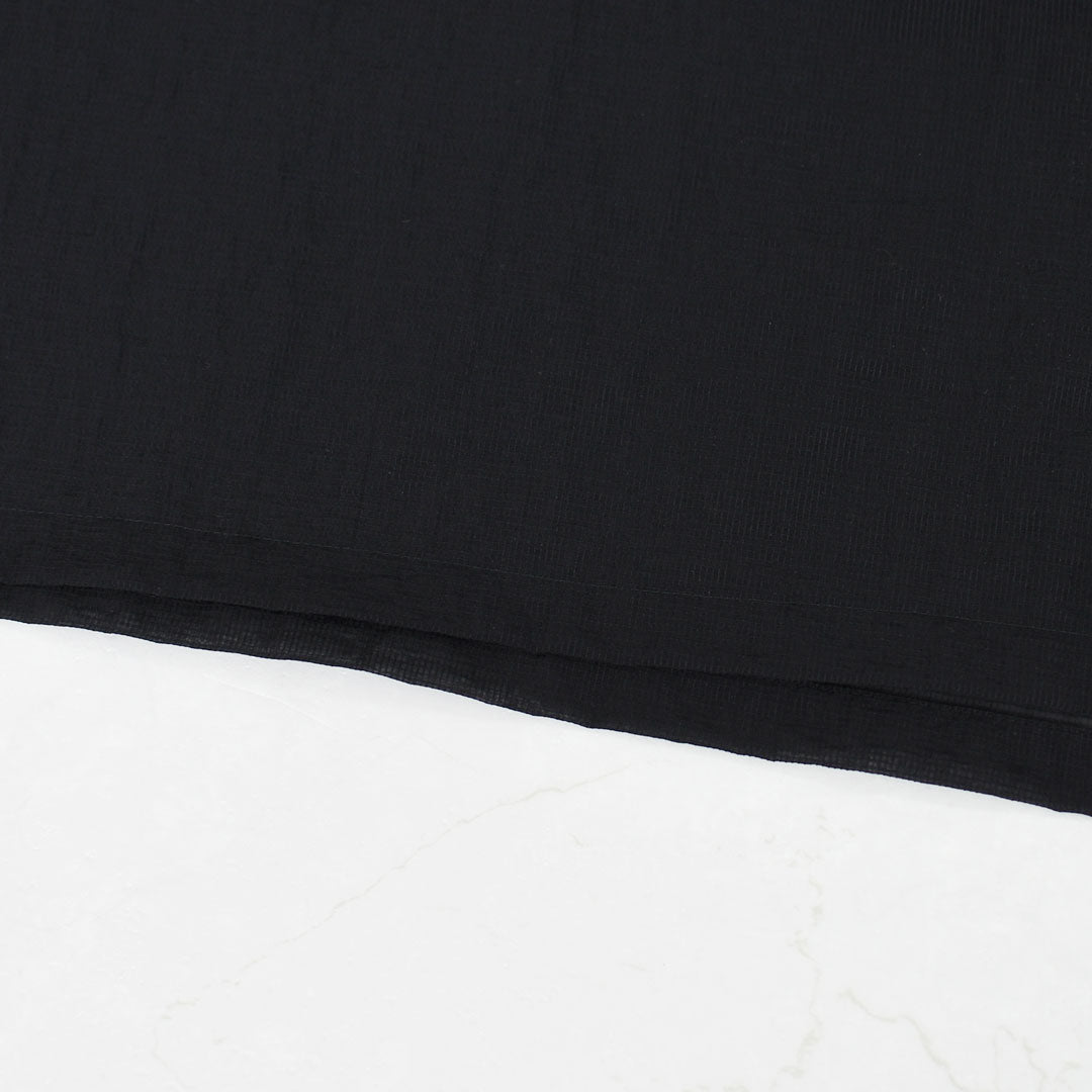 prit [プリット] ナイロンシアーペーパーリップストップ5分袖Tシャツ  [P82602] シアー素材・5部袖・オーバーサイズ・ゆったりサイズ・プルオーバー・透け感・LADY'S [2026SS]
