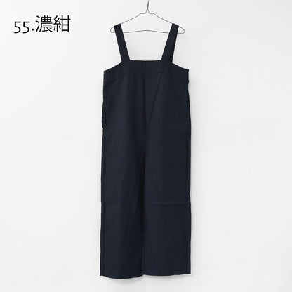 prit [プリット] 綾ピケストレッチ ビッグタックサロペット [P90602] サロペット・ビッグタック・ストレートシルエット・LADY'S [2025AW]