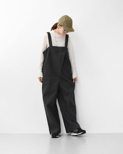 prit [プリット] 綾ピケストレッチ ビッグタックサロペット [P90602] サロペット・ビッグタック・ストレートシルエット・LADY'S [2025AW]