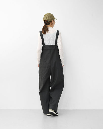 prit [プリット] 綾ピケストレッチ ビッグタックサロペット [P90602] サロペット・ビッグタック・ストレートシルエット・LADY'S [2025AW]