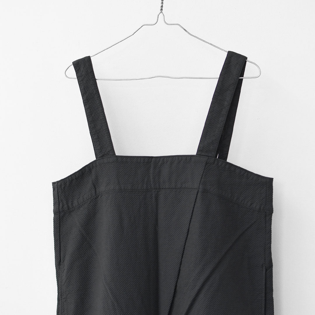 prit [プリット] 綾ピケストレッチ ビッグタックサロペット [P90602] サロペット・ビッグタック・ストレートシルエット・LADY'S [2025AW]