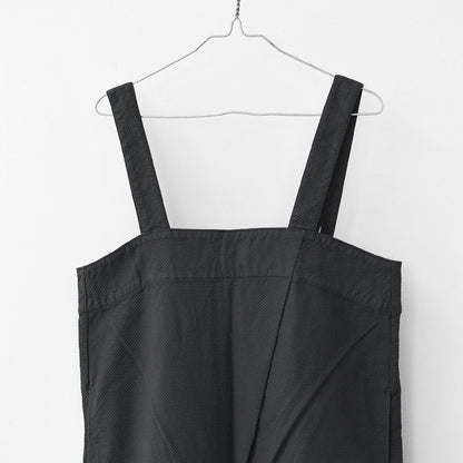 prit [プリット] 綾ピケストレッチ ビッグタックサロペット [P90602] サロペット・ビッグタック・ストレートシルエット・LADY'S [2025AW]