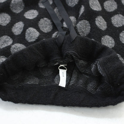 prit [プリット] ウールパイルドットジャガード リラックスパンツ [P90608] ウールパンツ・ゆったりシルエット・ワイドシルエット・ドット柄・大人可愛い・パイル・LADY'S [2025AW]