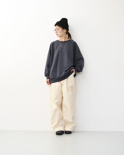 prit [プリット] DEPEND裏毛 クルーネックビッグプルオーバー [P90622] タートルネック・ワイドシルエット・ゆったりサイズ・無地・ラグランスリーブ・LADY'S [2025AW]