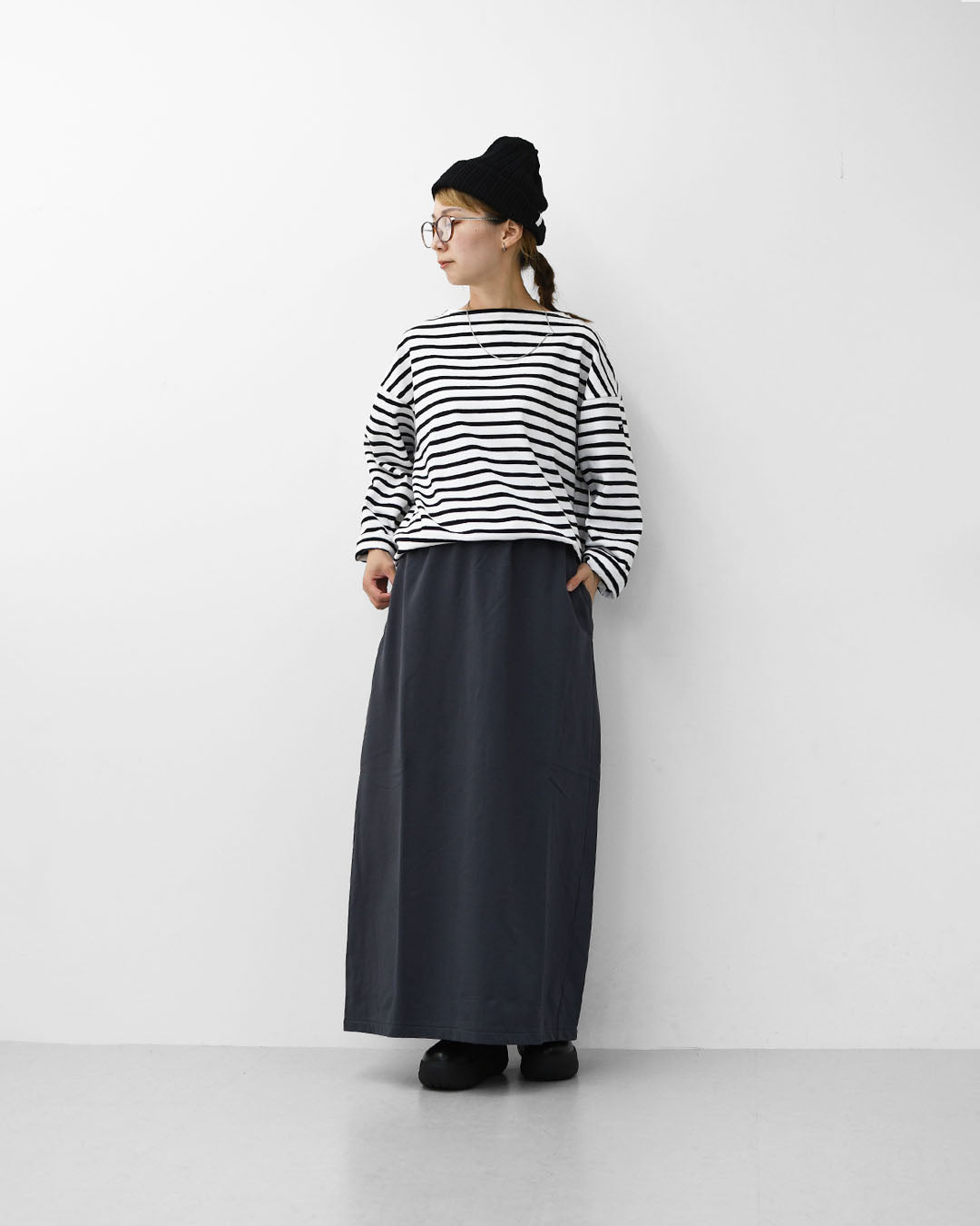 prit [プリット] DEPEND裏毛 ナロースカート [P90624] スカート・ロングスカート・スウェット・セットアップ・LADY'S [2025AW]