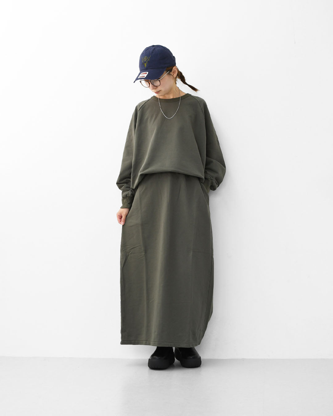 prit [プリット] DEPEND裏毛 ナロースカート [P90624] スカート・ロングスカート・スウェット・セットアップ・LADY'S [2025AW]