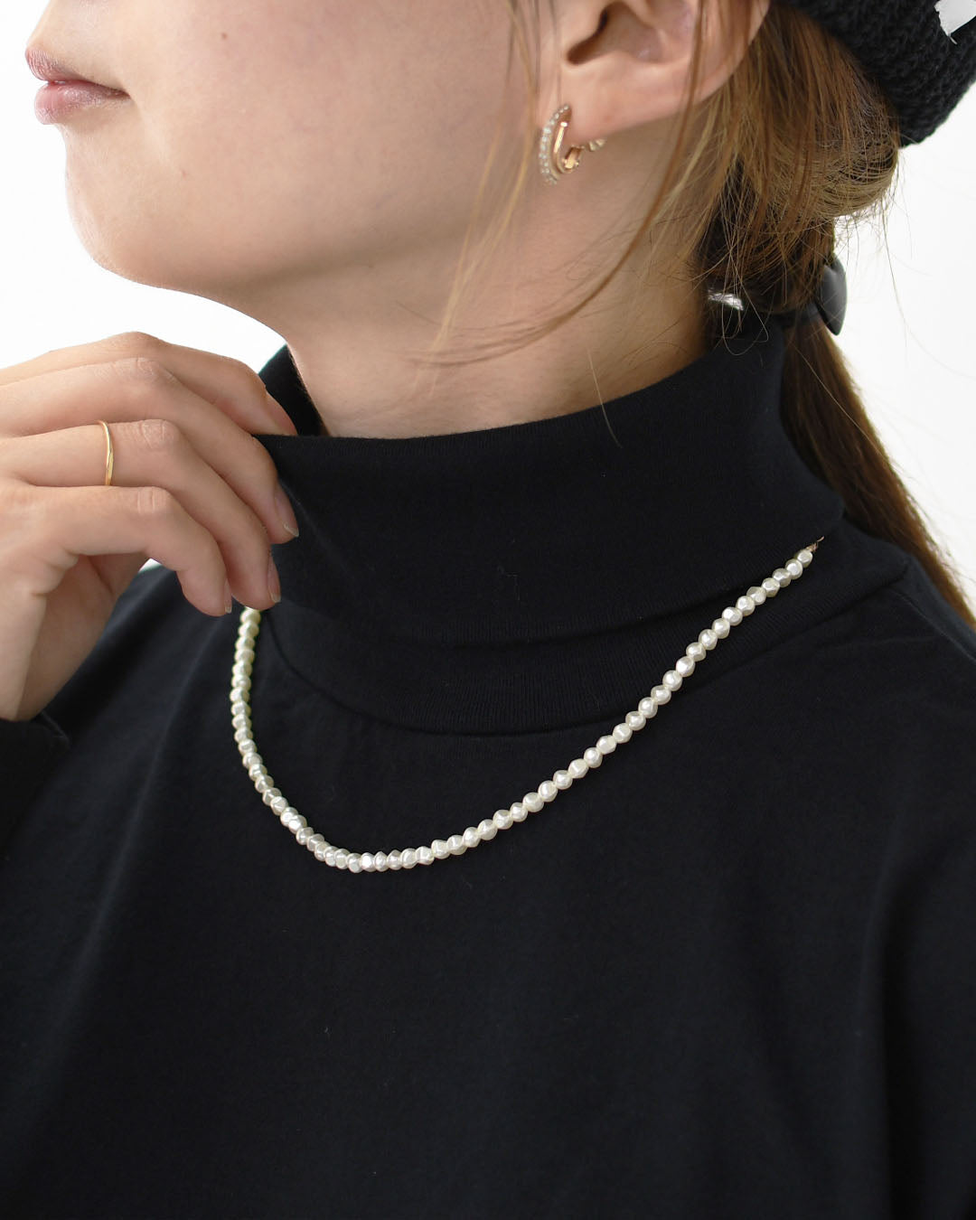 prit [プリット] 40/2天竺 タートルネックビッグプルオーバー [P90642] タートルネック・ワイドシルエット・ゆったりサイズ・無地・LADY'S [2025AW]