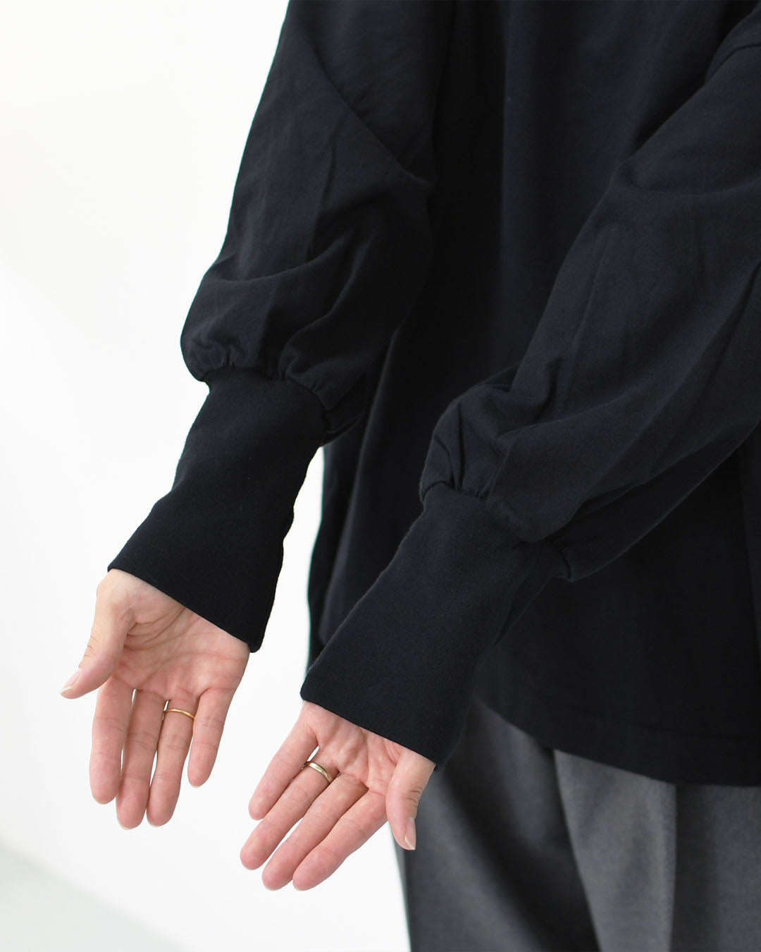 prit [プリット] 40/2天竺 タートルネックビッグプルオーバー [P90642] タートルネック・ワイドシルエット・ゆったりサイズ・無地・LADY'S [2025AW]