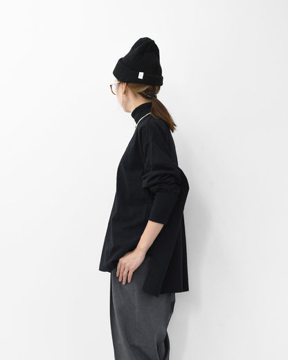 prit [プリット] 40/2天竺 タートルネックビッグプルオーバー [P90642] タートルネック・ワイドシルエット・ゆったりサイズ・無地・LADY'S [2025AW]