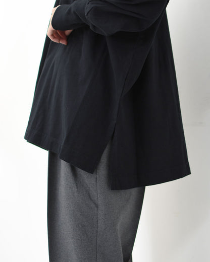 prit [プリット] 40/2天竺 タートルネックビッグプルオーバー [P90642] タートルネック・ワイドシルエット・ゆったりサイズ・無地・LADY'S [2025AW]