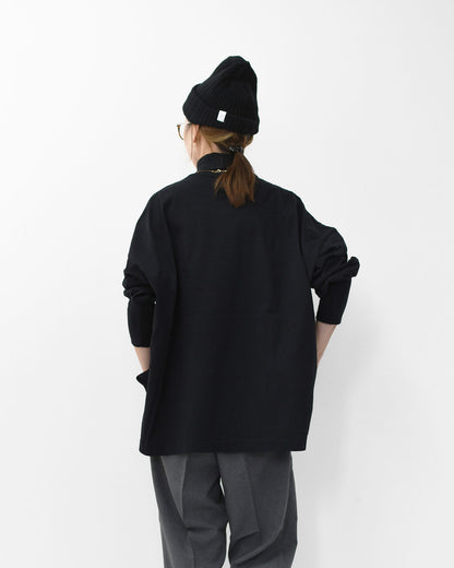 prit [プリット] 40/2天竺 タートルネックビッグプルオーバー [P90642] タートルネック・ワイドシルエット・ゆったりサイズ・無地・LADY'S [2025AW]