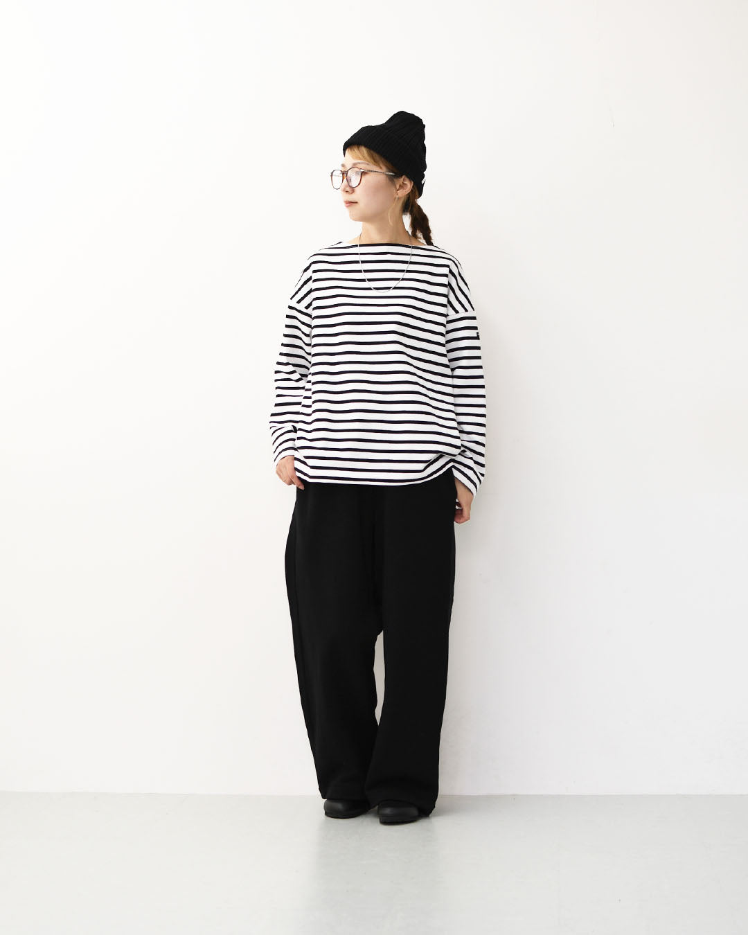 prit [プリット] 30/10裏毛起毛 ワイドパンツ [P90647] 裏毛起毛パンツ・リラックスパンツ・スウェット・ワイドシルエット・あったかボトムス・LADY'S [2025AW]