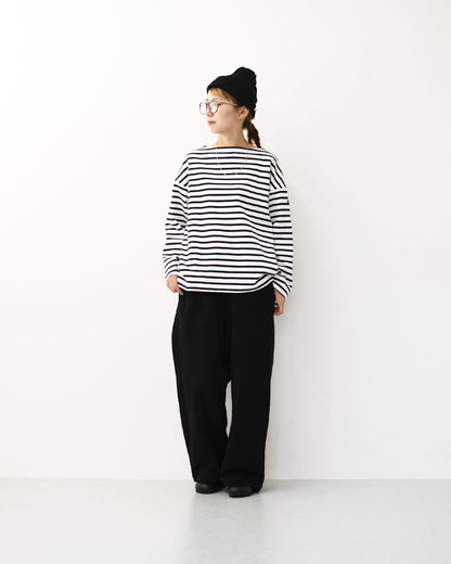 prit [プリット] 30/10裏毛起毛 ワイドパンツ [P90647] 裏毛起毛パンツ・リラックスパンツ・スウェット・ワイドシルエット・あったかボトムス・LADY'S [2025AW]