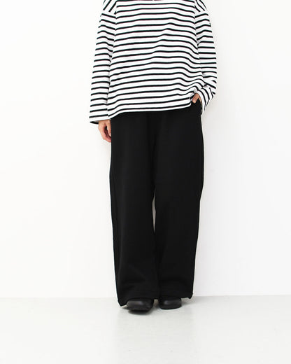 prit [プリット] 30/10裏毛起毛 ワイドパンツ [P90647] 裏毛起毛パンツ・リラックスパンツ・スウェット・ワイドシルエット・あったかボトムス・LADY'S [2025AW]