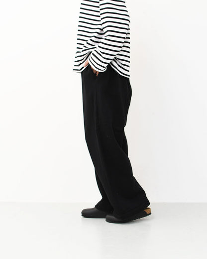 prit [プリット] 30/10裏毛起毛 ワイドパンツ [P90647] 裏毛起毛パンツ・リラックスパンツ・スウェット・ワイドシルエット・あったかボトムス・LADY'S [2025AW]