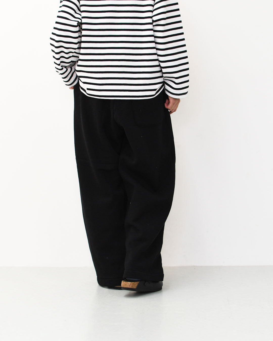 prit [プリット] 30/10裏毛起毛 ワイドパンツ [P90647] 裏毛起毛パンツ・リラックスパンツ・スウェット・ワイドシルエット・あったかボトムス・LADY'S [2025AW]