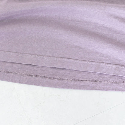 prit [プリット] 30/1リサイクルムラ糸天竺 フレアプルオーバー [P90663] コットンプルオーバー・コットンTシャツ・無地Tシャツ・長袖・綿・ロンT・ワイドシルエット・ゆったりシルエット・LADY'S [2025AW]