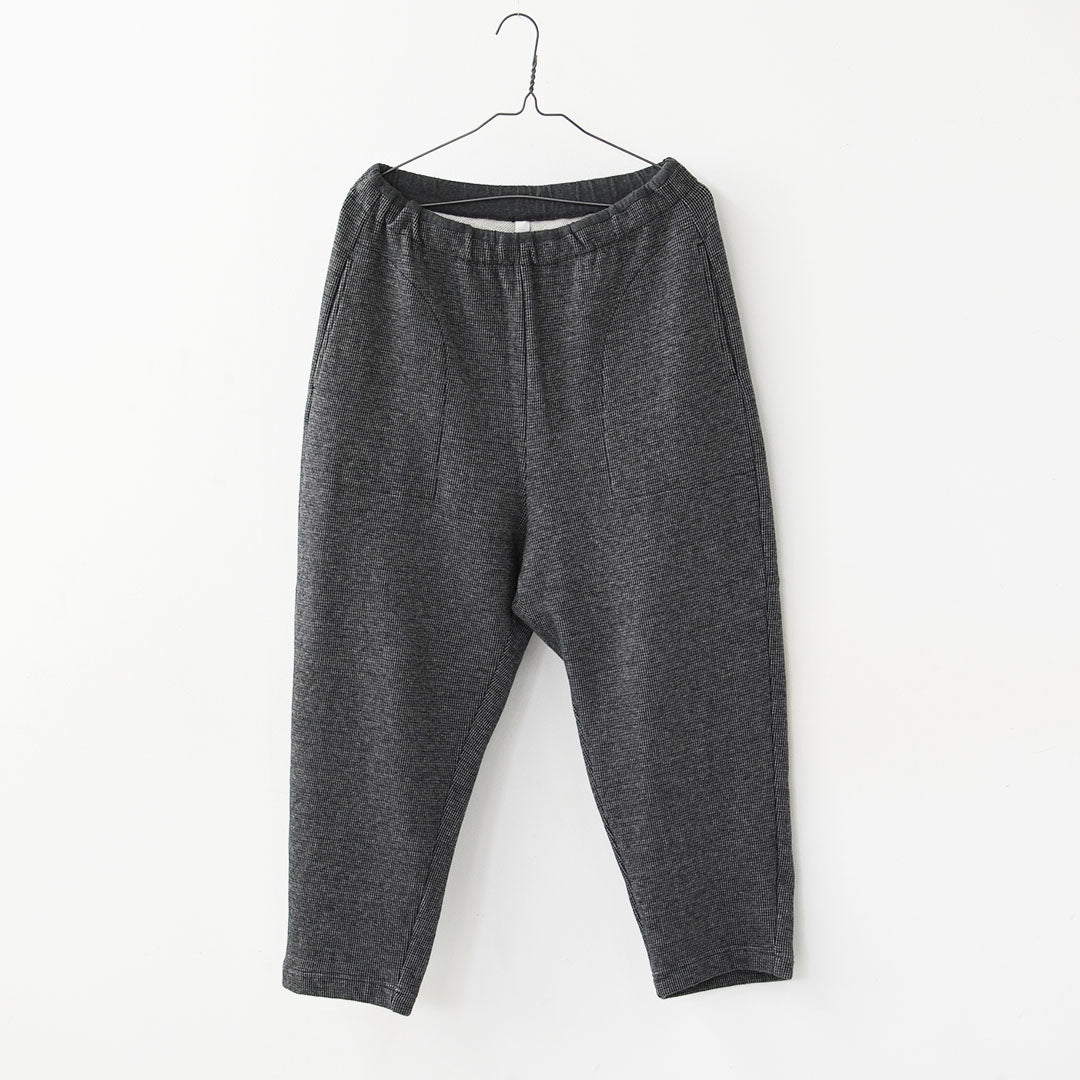 prit [プリット] 千鳥ジャガード裏パイルスロウパンツ [P90706]  リラックスパンツ・スウェット・ナチュラルコーデ・LADY'S [2026AW]