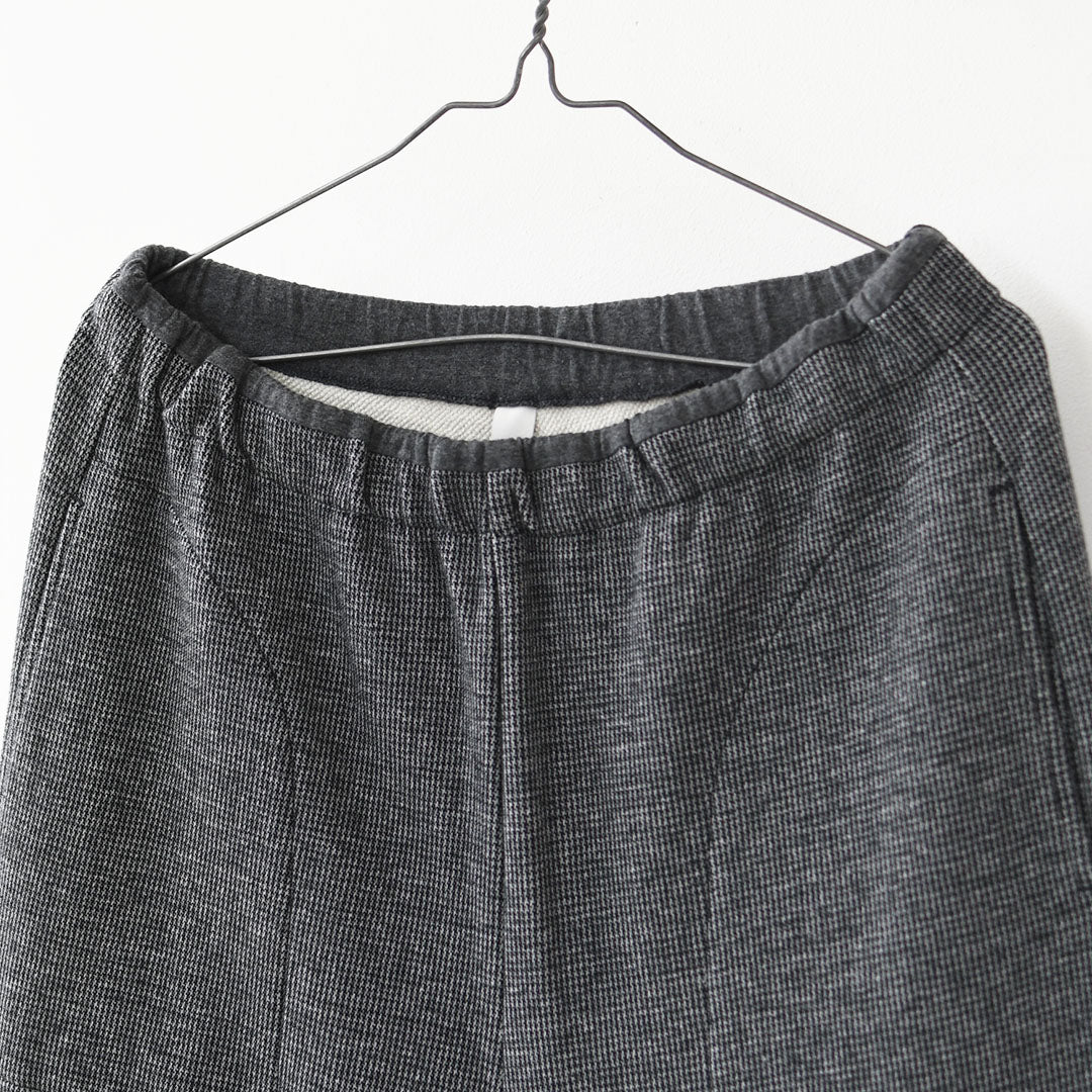 prit [プリット] 千鳥ジャガード裏パイルスロウパンツ [P90706]  リラックスパンツ・スウェット・ナチュラルコーデ・LADY'S [2026AW]
