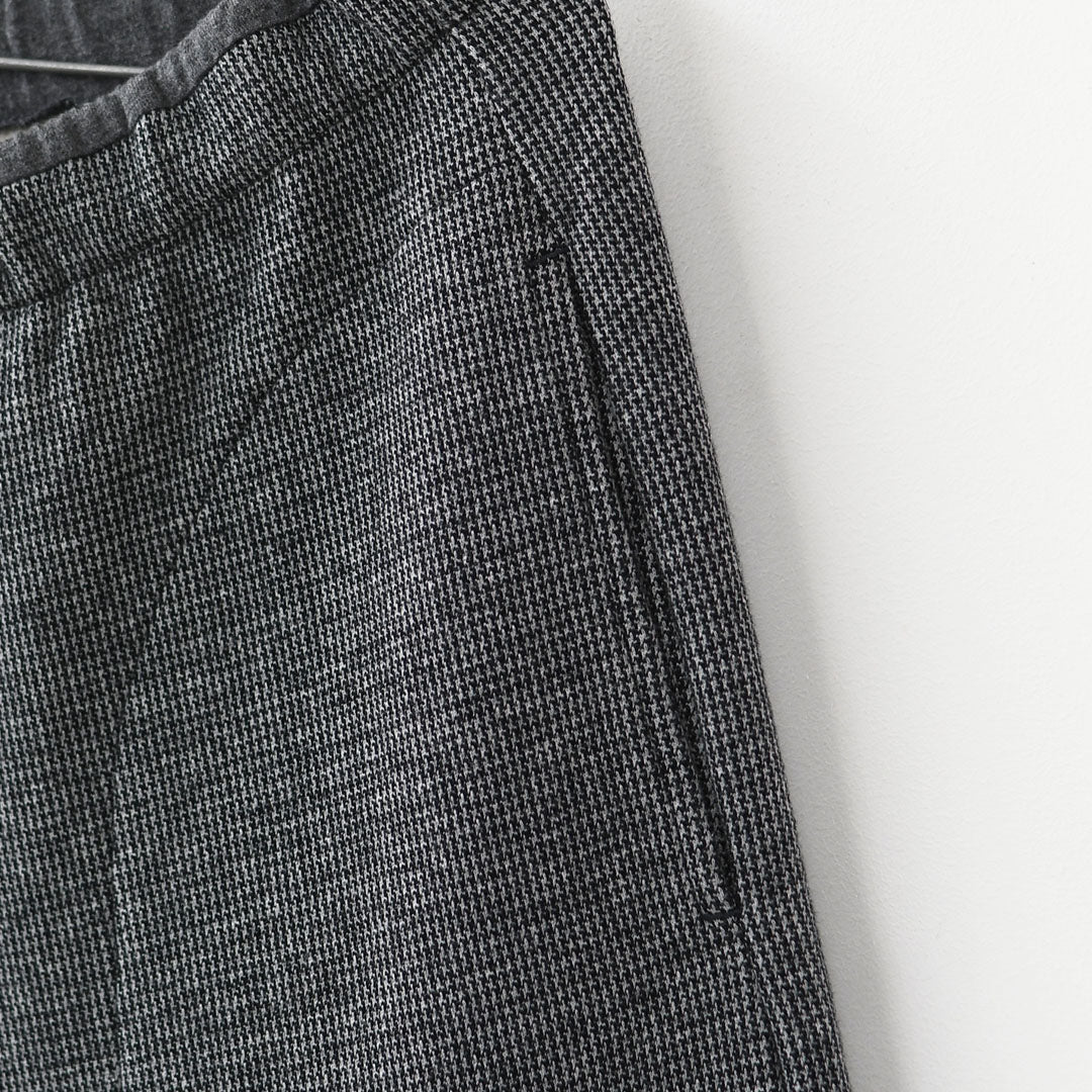 prit [プリット] 千鳥ジャガード裏パイルスロウパンツ [P90706]  リラックスパンツ・スウェット・ナチュラルコーデ・LADY'S [2026AW]