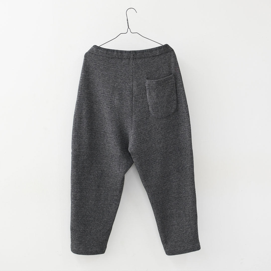 prit [プリット] 千鳥ジャガード裏パイルスロウパンツ [P90706]  リラックスパンツ・スウェット・ナチュラルコーデ・LADY'S [2026AW]