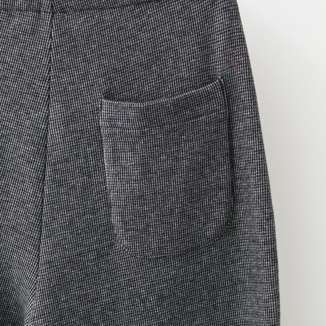 prit [プリット] 千鳥ジャガード裏パイルスロウパンツ [P90706]  リラックスパンツ・スウェット・ナチュラルコーデ・LADY'S [2026AW]