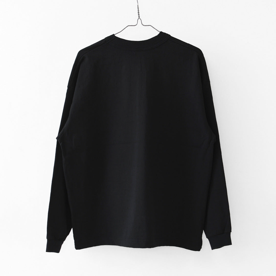 prit [プリット] 17/1空紡天竺×シャツコールラフドットプリントロングスリーブフレームTシャツ [p90715] Tシャツ・長袖Tシャツ・ドット・LADY'S [2026AW]