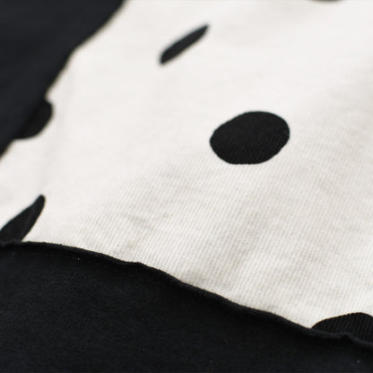 prit [プリット] 17/1空紡天竺×シャツコールラフドットプリントロングスリーブフレームTシャツ [p90715] Tシャツ・長袖Tシャツ・ドット・LADY'S [2026AW]
