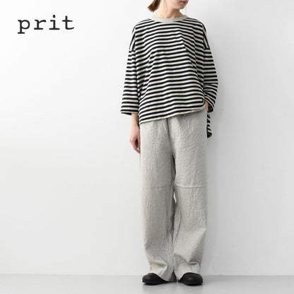 prit [プリット] 二重織接結 ワークパンツ [P91502] [2025SS]