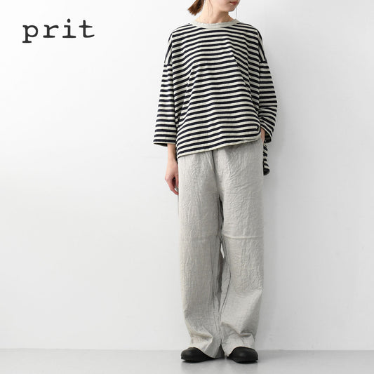 prit [プリット] 二重織接結 ワークパンツ [P91502] [2025SS]