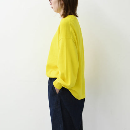 prit [プリット] 32/2ハイツイストコットン12G天竺編みクルーネックプルオーバー [P915102] [2025SS]