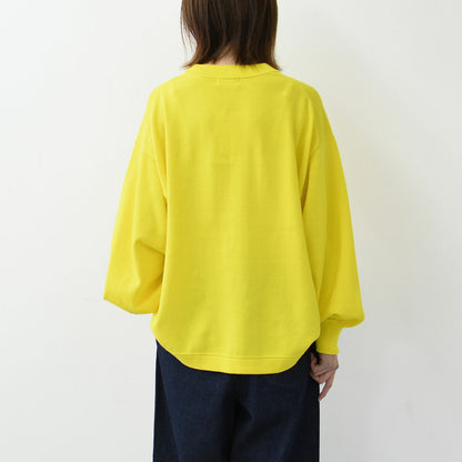 prit [プリット] 32/2ハイツイストコットン12G天竺編みクルーネックプルオーバー [P915102] [2025SS]