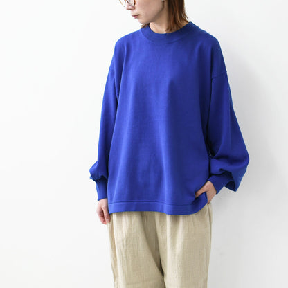 prit [プリット] 32/2ハイツイストコットン12G天竺編みクルーネックプルオーバー [P915102] [2025SS]