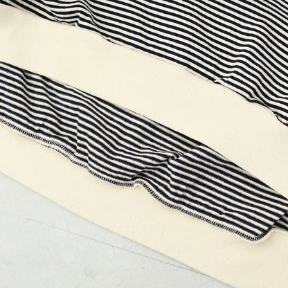 prit [プリット] 14/1空紡度詰天竺ミジンボーダーポンチョプルオーバー [P91550] [2025SS]