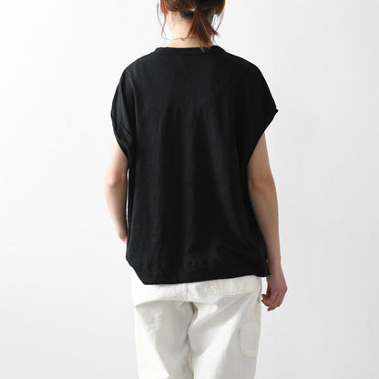 prit [プリット] 40/1ヨーロッパリネン天竺 オーバーサイズプルオーバーべスト [P91560] [2025SS]