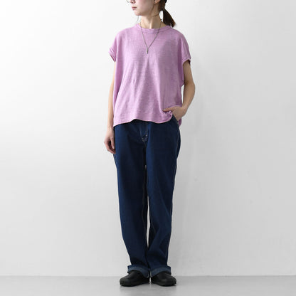 prit [プリット] 40/1ヨーロッパリネン天竺 オーバーサイズプルオーバーべスト [P91560] [2025SS]