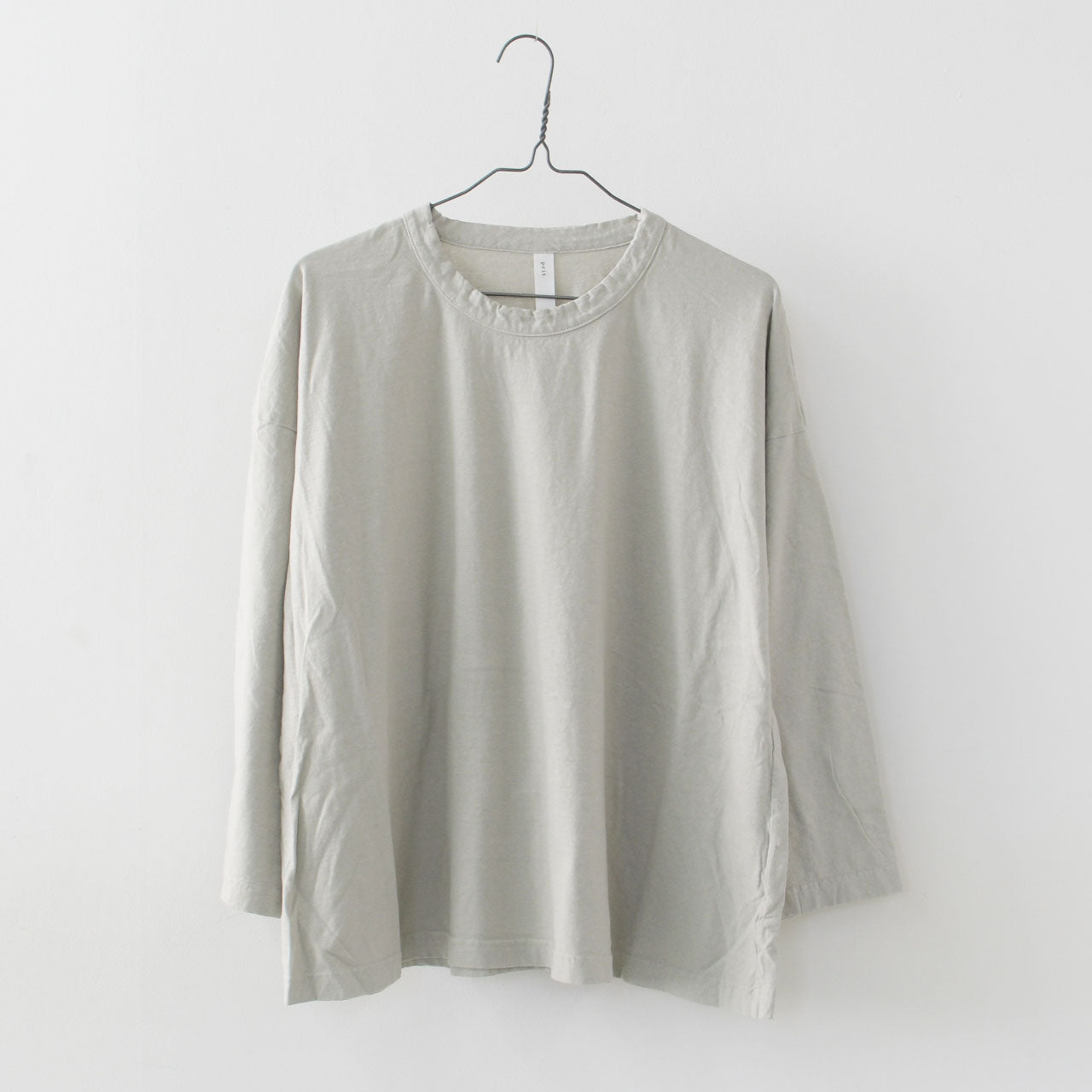 prit [プリット] 30/1リサイクルムラ糸天竺 フレアプルオーバー[P91567] [2025SS]