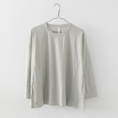 prit [プリット] 30/1リサイクルムラ糸天竺 フレアプルオーバー[P91567] [2025SS]