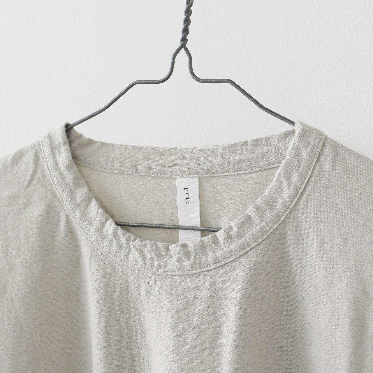 prit [プリット] 30/1リサイクルムラ糸天竺 フレアプルオーバー[P91567] [2025SS]