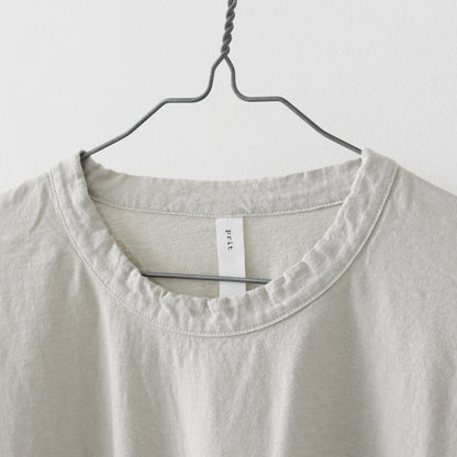 prit [プリット] 30/1リサイクルムラ糸天竺 フレアプルオーバー[P91567] [2025SS]