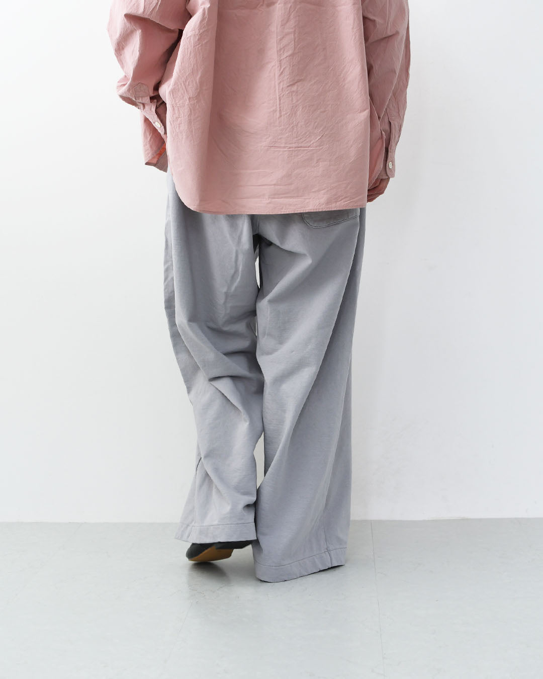 prit [プリット] 40/1DEPENDランダムミニ裏毛ワイドパンツ [P91604] ワイドパンツ・リラックスパンツ・コットンパンツ・無地・シンプル・LADY'S [2026SS]