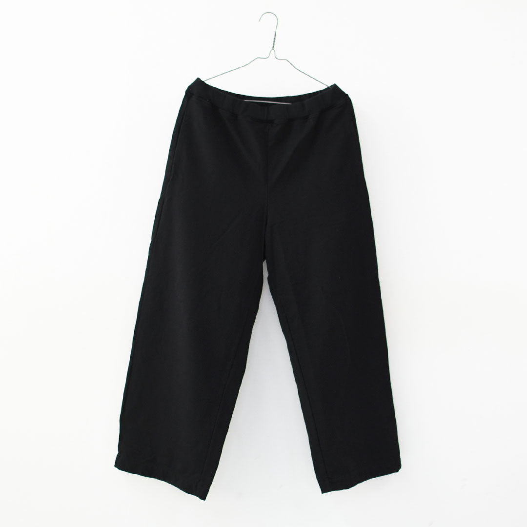prit [プリット] 40/1DEPENDランダムミニ裏毛ワイドパンツ [P91604] ワイドパンツ・リラックスパンツ・コットンパンツ・無地・シンプル・LADY'S [2026SS]