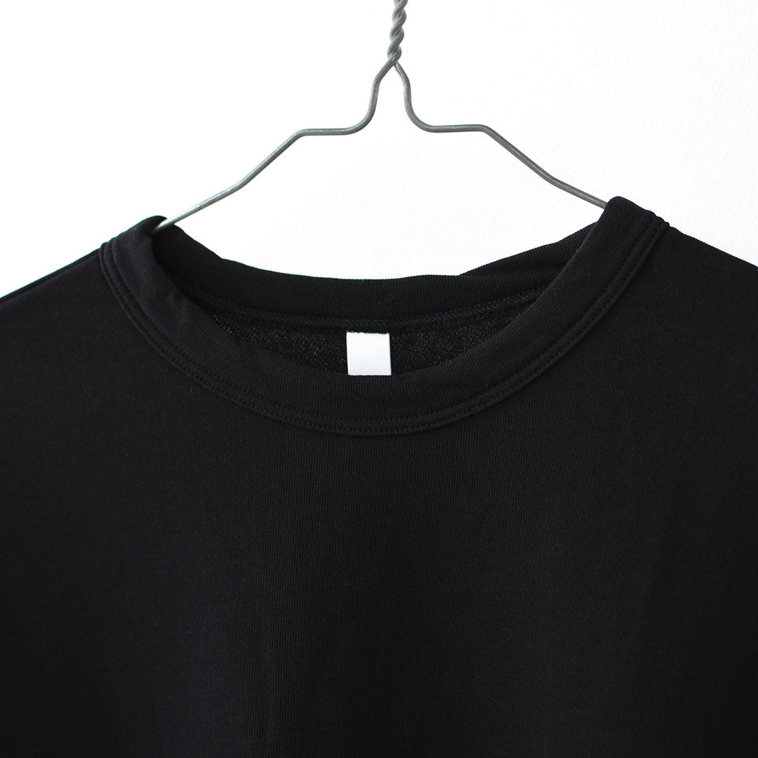 prit [プリット] 40/1強撚糸スビン裏毛5分袖クルーネックワイドTシャツ [P91619] ワイドTシャツ・5分袖Tシャツ・クルーネック・無地・シンプル・LADY'S [2026SS]