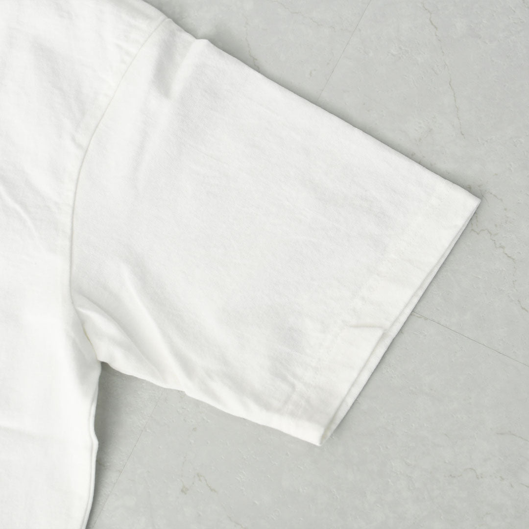 prit [プリット] 17/1空紡天竺×10/1ムラ糸プリント5分袖フレームTシャツ  [P91638] プリントTシャツ・5分袖・オーバーサイズ・ゆったりサイズ・チェック柄・ドット柄・フレーム柄・ドロップショルダー・LADY'S [2026SS]