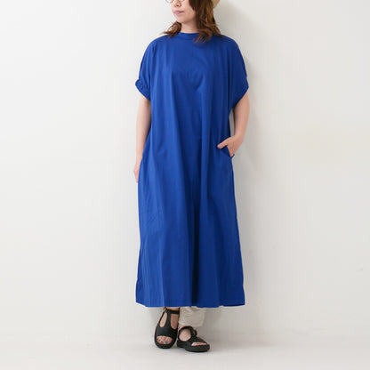 prit [プリット] コンパクト天竺 モックネック袖ゴムマキシワンピース [P92422] [2024SS]