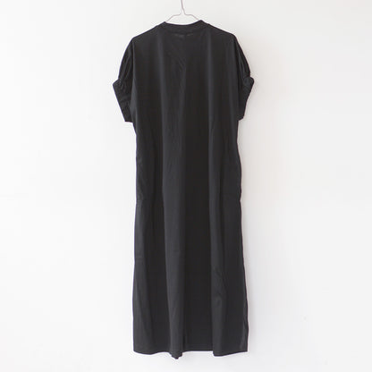 prit [プリット] コンパクト天竺 モックネック袖ゴムマキシワンピース [P92422] [2024SS]