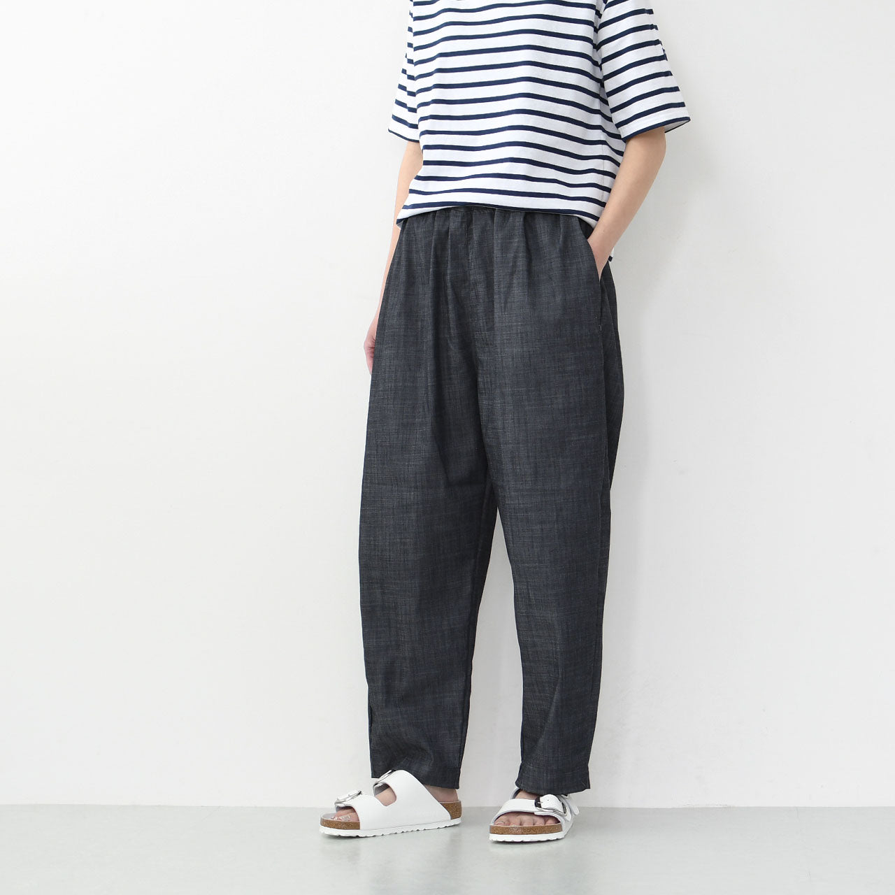 prit [プリット] ライトオンストレッチデニムスロウパンツ [P92503] [2025SS]