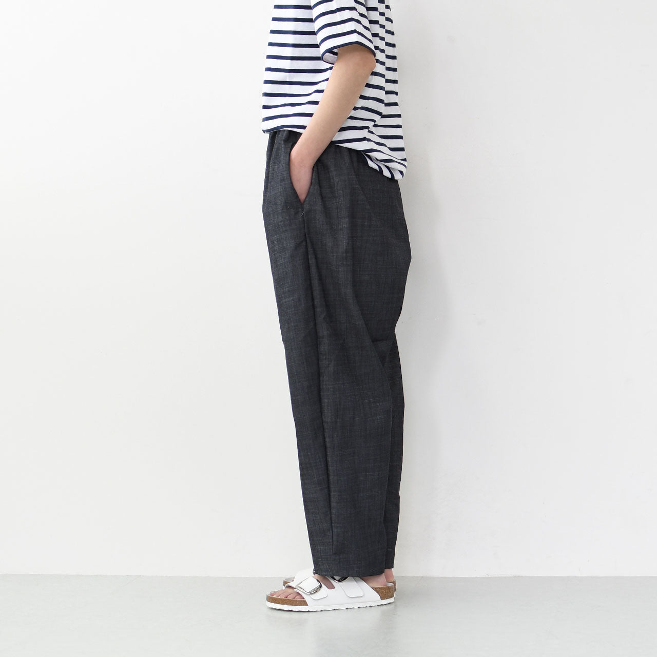 prit [プリット] ライトオンストレッチデニムスロウパンツ [P92503] [2025SS]