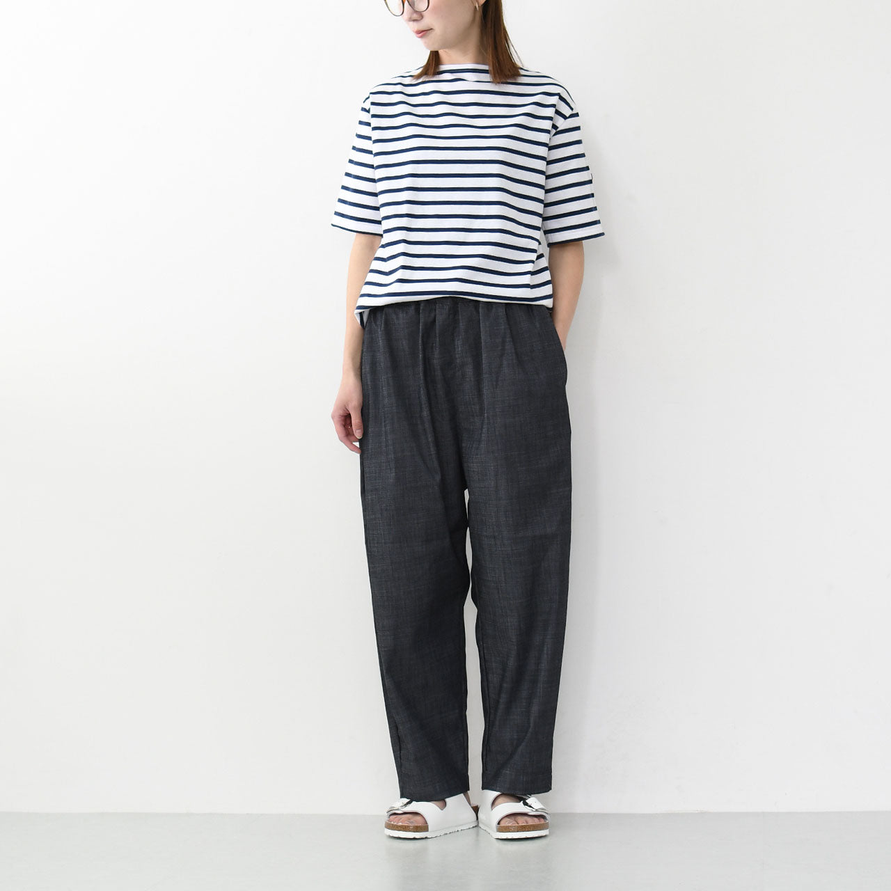 prit [プリット] ライトオンストレッチデニムスロウパンツ [P92503] [2025SS]