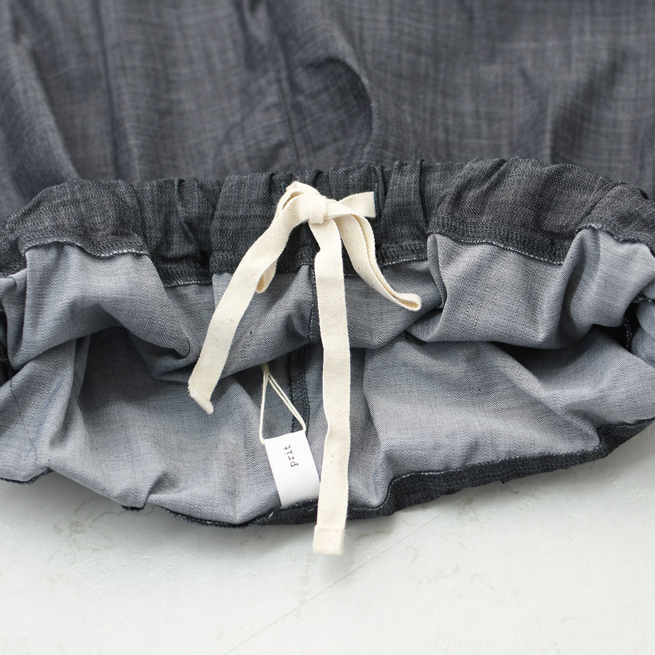 prit [プリット] ライトオンストレッチデニムスロウパンツ [P92503] [2025SS]